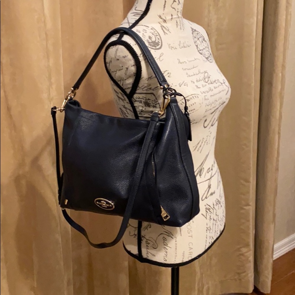 Coach crossbody leather purse